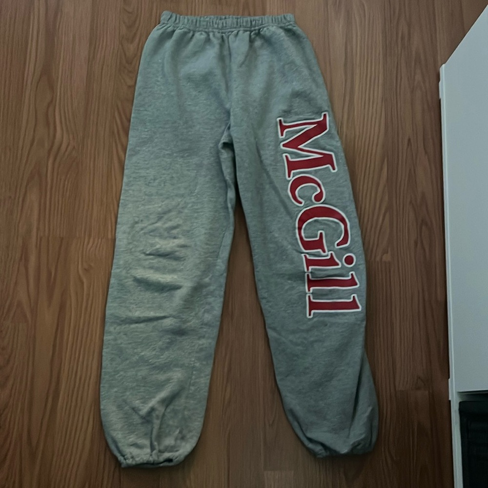Grey sweatpants